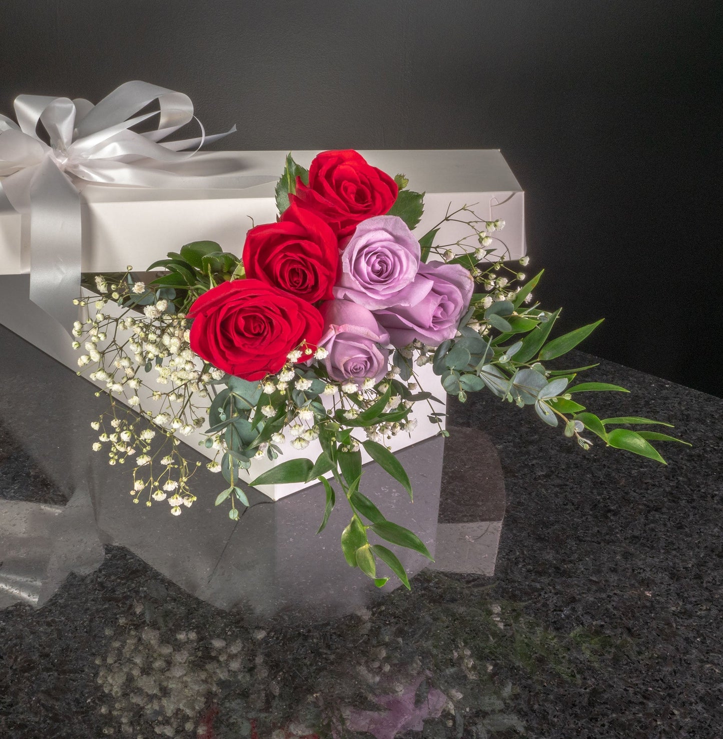  6 Roses / Boxed / Fancy